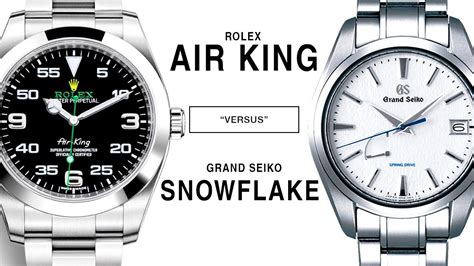 ROLEX vs. GRAND SEIKO: SNOWFLAKE vs. AIR KING: 116900 